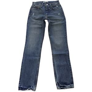 GRLFRND Karolina distressed skinny leg high rise jeans Close To You Sz 23 P NEW